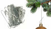 Picture of Christmas Holiday Ornament Hanger Hooks Hang Holiday Ornaments & Decorations Tree, Garlands & Wreaths (300 Silver)