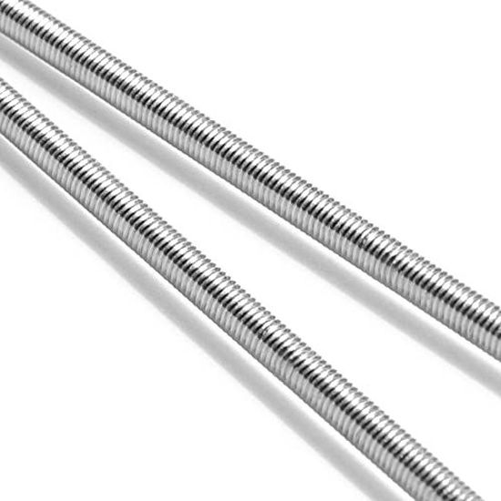 Picture of Feelers 304 Stainless Steel M3-0.5 Fully All Threaded Rod, Long Threaded Screw, Right Hand Threads, 250mm LengthPack of 2