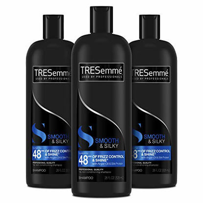 Picture of TRESemmé Shampoo Tames and Moisturizes Dry Hair With Moroccan Argan Oil Smooth and Silky For Professional Quality Salon-Healthy Look And Shine 28 oz 3 Count