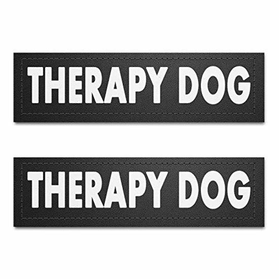 Picture of Dog Vest Patches for Dog Harness, Removable Patches - Service Dog, Emotional Support, in Training, Therapy Dog, DO NOT PET(2 pcs)