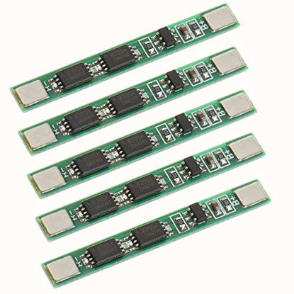 Picture of Anmbest 5PCS 1S 3.7V 4A 18650 Charger PCB BMS Protection Board for Li-ion Lithium Battery Cell