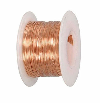 Picture of Bare Copper Wire/Choose : 10 Ga To 30 Ga (26 Ga 100 Ft Spool)