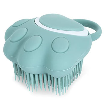 Dog Bath Brush,rubber Dog Shampoo Grooming Brush, Silicone Dog Show