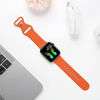 Picture of SinceC Sport Bands Compatible with Apple Watch Band 38mm 40mm 41mm 42mm 44mm 45mm S/M M/L for Women/Men Waterproof Soft Silicone Replacement Strap Accessories for iWatch series 7/6/5/4/3/2/1/SE(Orange, 38/40/41mm S/M)