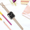 Picture of WANLISS Lace Silicone Band Compatible with Apple Watch Band 38mm 40mm 41mm 42mm 44mm 45mm,Slim Thin Hollow-Out Soft Sport Wristband Strap Replacement Women Men for iWatch Series SE 7 6 5 4 3 2 1