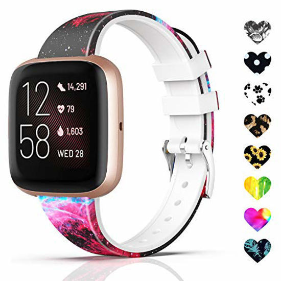 Thin fitbit versa bands hot sale