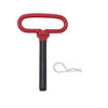 Picture of X-Haibei Head Tow Hitch Pin and Clip 1/2 x 3 5/8 inch for Lawn Mower Tractor RV Trailer Truck ATV, Red Handle, 1 Pack