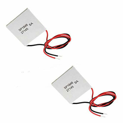 Picture of Comimark 2Pcs 40x40mm Thermoelectric Power Generator SP1848-27145 Peltier TEG Module