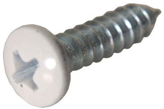 Picture of The Hillman Group 80250 8 x 3/4 -Inch Pan Head Phillips Sheet Metal Screw, 100-Pack,White