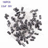 Picture of Tnisesm 150Pcs Electrolytic Capacitor 2.2uF with Aluminum Radial Leads 2.2UF-50V-4X7