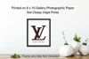 Picture of Louis Vuitton Logo Unframed Wall Art Print - Makes a Great Gift for Fashion Lovers and Designers - Perfect for Bedroom, Living Room, Office - Chic Home Decor - Ready to Frame (8x10) Vintage Photo