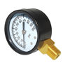 Picture of Joywayus Pressure Gauge 0 to 100 PSI Brass 1/4" Male NPT Thread Lower Mount, Multiple Function