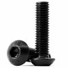 Picture of M6 x 12mm Button Head Socket Cap Screws, 10.9 Grade Alloy Steel, Allen Socket Drive, Black Oxide Finish, Machine Thread, 25 PCS