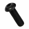 Picture of 1/4-20 x 3/8" Button Head Socket Cap Screws, Allen Socket Drive, Black Oxide, Grade 10.9 Alloy Steel, Fully Threaded, 30 PCS