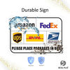 Picture of Sicol Plus Package Delivery Sign Please Place Packages in a Box, Delivery Sign - Fade Resistant- Easy Mounting- UPS, FedEx, Amazon Sign (Pack of 01) 10 X 7 Inches (Plastic)