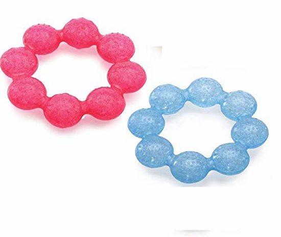 Picture of Nuby Pur Ice Bite Soother Ring Teethers Red/Blue