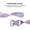 Picture of Acrbiutu Bands Compatible with Apple Watch 38mm 40mm 41mm 42mm 44mm 45mm, Replacement Soft Silicone Sport Strap for iWatch Series 7/6/5/4/3/2/1 SE Women Men, Lavender 38mm/40mm/41mm S/M