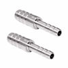 Picture of Beduan Stainless Steel Reducing Splicer Mender Barb, 3/8" to 1/4" Hose Barb, Reducer Barb Fitting Air Water Fuel Boat (Pack of 2)