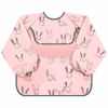 Picture of Snowki Sleeved Bib/Detachable Baby Bib/Detachable Toddler Bib/Smock Waterproof, Washable, Stain and Odor Resistant (6-24 Months,Pink-Bunny)