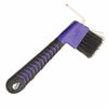 Picture of BOTH WINNERS Horse Hoof Pick Brush with Soft Touch Rubber Handle (Purple)