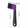 Picture of BOTH WINNERS Horse Hoof Pick Brush with Soft Touch Rubber Handle (Purple)