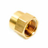 Picture of Joywayus 1/2" G Thread Female × 3/4" NPT Thread Female Brass Pipe Fitting Adapter