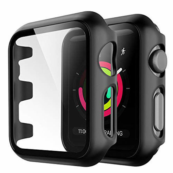 Apple watch case with built outlet in screen protector 42mm