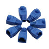 Picture of ZRM&E 100PCS Colorful RJ45 Connector Caps Cat5e Plugs Boots Network Ethernet Cable Dust Cap Covers Blue