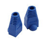 Picture of ZRM&E 100PCS Colorful RJ45 Connector Caps Cat5e Plugs Boots Network Ethernet Cable Dust Cap Covers Blue