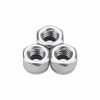 Picture of Favordrory M4 x 0.7mm 304 Stainless Steel Self-Lock Nylon Inserted Hex Lock Nuts, Self Clinching Nuts, 100 PCS