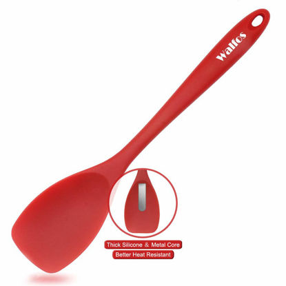 Silicone Kitchen Spatula and Utensils Spoon Set, Non-Toxic Hygienic Safety  Heat Resistant_Black, BPA-Free, FDA Approved