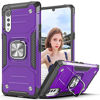 Picture of AYMECL Compatible for LG Velvet 5GCase LG Velvet 5G UW case,Military Grade Shockproof Protective Case,with Kickstand,for LG Velvet 5G-Purple