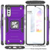 Picture of AYMECL Compatible for LG Velvet 5GCase LG Velvet 5G UW case,Military Grade Shockproof Protective Case,with Kickstand,for LG Velvet 5G-Purple