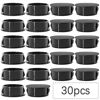 Picture of Murtenze 30 Pcs 25mm (1") Black Hole Plugs, Plastic Flush Type Panel Plugs Fastener Cover, Round Plastic Snap in Locking Tubing Plug for Kitchen Cabinet Furniture