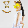 Picture of Halloween Headband Kids Animals Costume Dalmatian Mouse Wolf Tiger Cat Ears and Tail (Yellow Tiger)