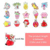 Picture of HIFOT 16 Pairs Clip on Earrings Princess Jewelry for Girl, Cute Ladybug Ice Cream Mermaid Unicorn Hypoallergenic Earrings for Toddler Kids Party Favor Dress Up Earrings