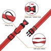 Picture of Reflective Dog Collar and Leash Set with Safety Locking Buckle Nylon Pet Collars Adjustable for Small Medium Large Dogs 4 Sizes(Red&S)