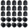 Picture of Zorfeter 25 Pcs Hex Head Bolt Covers Dome Plastic Bolt Caps Hexagonal Screw Cover Protection Caps Black, M6 (10 x 14mm)