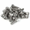 Picture of M3 x 16mm Socket Head Cap Screws, Stainless Steel 18-8 (304), Allen Socket Drive, Full Thread, Bright Finish, 50 PCS