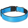 Picture of Joytale Reflective Dog Collar,Soft Neoprene Padded Breathable Nylon Pet Collar Adjustable for Small Dogs,Sky Blue,S