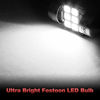 Picture of Yorkim De3175 LED Bulb White Super Bright LED Festoon 28mm 29mm LED Error Free CANBUS 6-SMD 2835 Chipsets For Interior Lights, DE3022 LED, 3175 LED Bulb3022 LED Bulb - Pack of 2