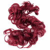 Picture of PRETTYSHOP XXXL Hairpiece Hair Wrap Scrunchie Scrunchy Updos, VOLUMINOUS, Curly Messy Bun, Intense red # 113A HW29