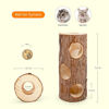 Picture of Niteangel Natural Wooden Hamster Mouse Tunnel Tube Toy Forest Hollow Tree Trunk