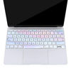 Picture of MOSISO Silicone Pattern Keyboard Cover Protective Skin Compatible with MacBook Pro 13 inch 2017 2016 Release A1708 Without Touch Bar & Compatible with MacBook 12 inch A1534, Colorful Clouds