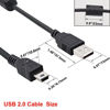 Picture of Taiss USB 2.0 Cable, 4.9 Feet(1.5m) Long, Replacement Camera UC-E6 USB Cable Camera Transmission Data Cable Charger, Compatible with CoolPix, D, P, L Series Digital Cameras.F-016-1.5m