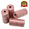 Picture of HOKI Cotton Bakers Twine Red & White 100M (328 Feet), Packing String, Durable Rope for Gardening, Decoration, Tying Cake and Pastry Boxes, DIY Crafts & Gift Wrapping, for Art and Craft