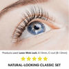 Picture of 0.15 CLASSIC Mink lash extensions C, D curl | Speedy lashing, longer-lasting lash extensions with laser-processed individual lashes | Professionals choice for lash extension supplies(C0.15x7~14)