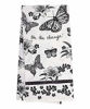 Picture of Karma Gifts Black and White Boho Tea Towels, 28"L x 20"W, BUTTERFLY