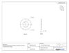 Picture of 316 Stainless Steel Flat Washer, Plain Finish, 1-1/2" Hole Size, 1-9/16" ID, 3-1/4" OD, 0.14" Nominal Thickness