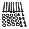 Picture of Water Cooling Radiator Fitting Screws Fan Mounting Screw Kit Durable Metal Water Cooling Radiator Screw Kit (Black)